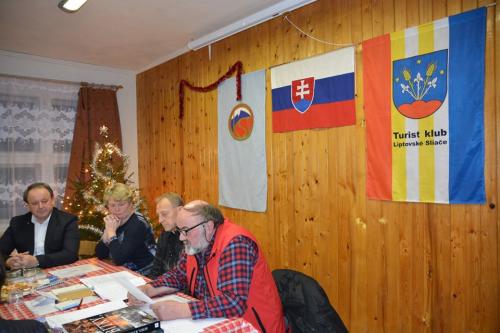 Výročná členská schôdza Turistklub Liptovské Sliače 11.01.2020