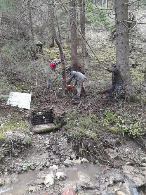 Obnova studničky v sliačanskej doline 9.11.2022