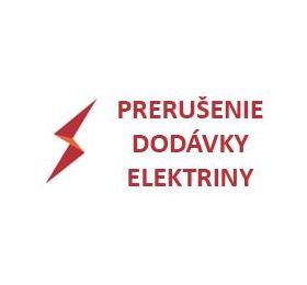 Oznámenie o prerušení distribúcie elektriny 1