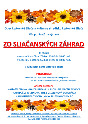 Zo sliačanských záhrad 1