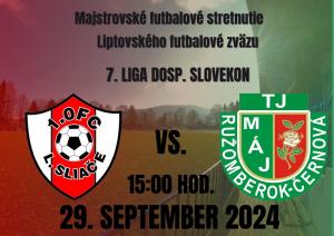 1. OFC Liptovské Sliače vs. Tj Máj Ružomberok-Černová 1