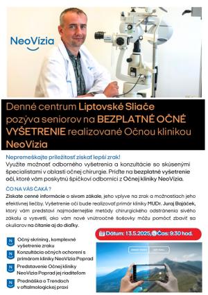 Očná klinika a vyšetrenie