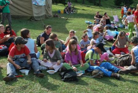 Cirkev Na Kinderfeste sa zúčastnilo asi 120 detí